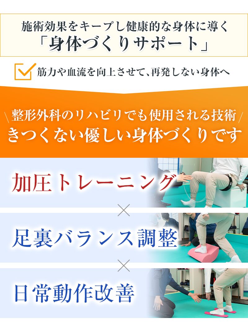 身体づくりサポート