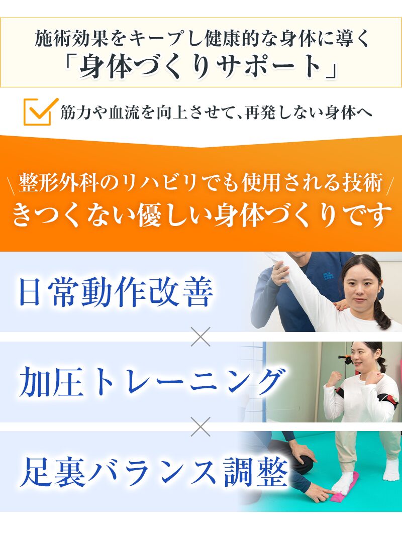 身体づくりサポート